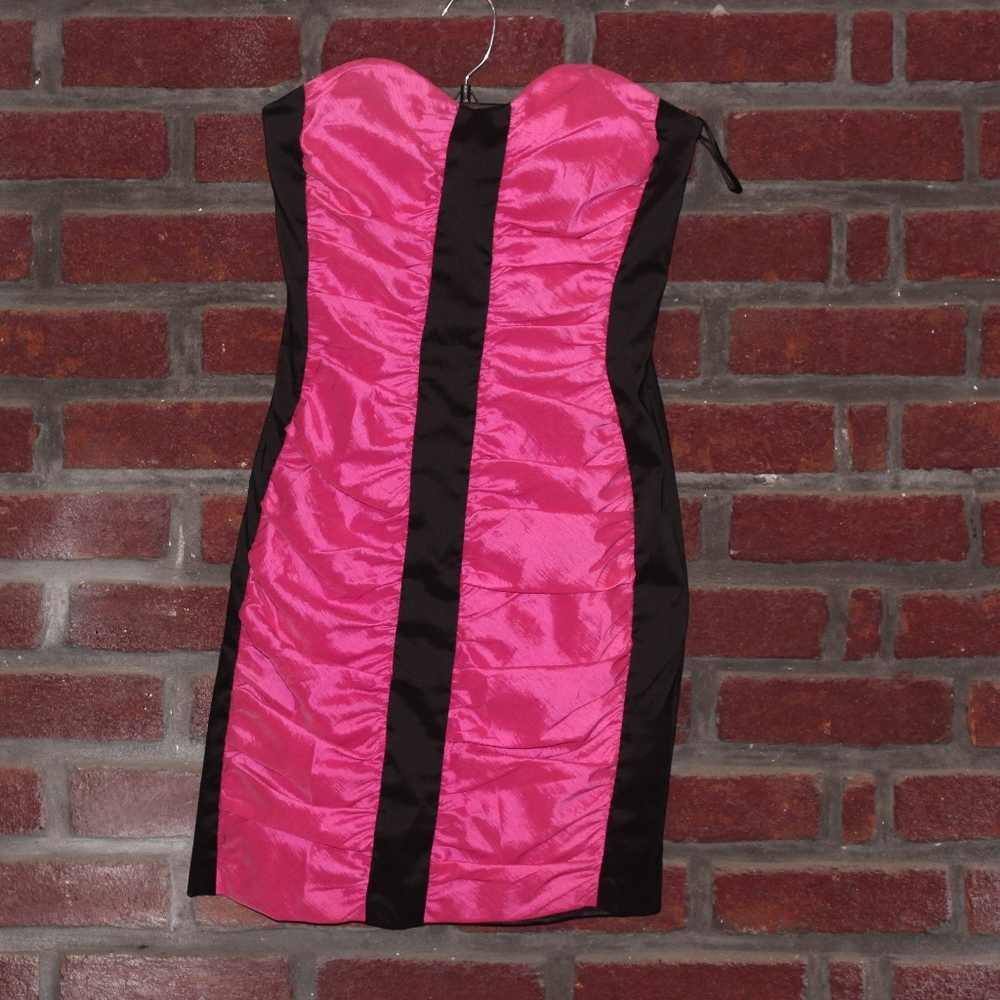 Jessica McClintock Strapless Mini Dress